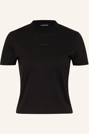 Jacquemus Tričko Le Tshirt Gros Grain černá