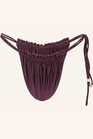 JANTHEE Berlin Trojúhelníkové Bikinové Kalhotky Amy tmavě fialová