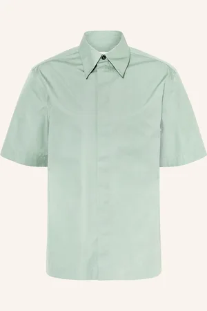 Jil Sander Košile S Krátkým Rukávem Shirt 131 Regular Fit světle zelená