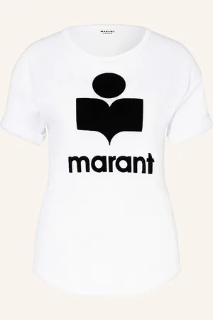Marant Etoile Tričko Koldi Ze Lnu bílá