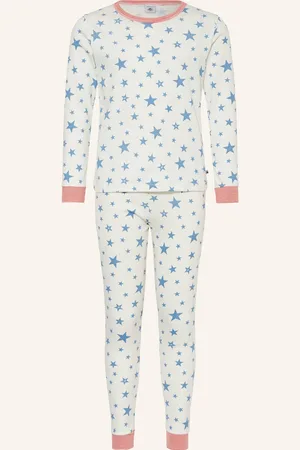 Petit Bateau Pyžamo bílá modrá
