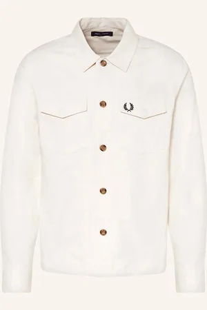 Fred Perry Svrchní Košile Oxford krémová