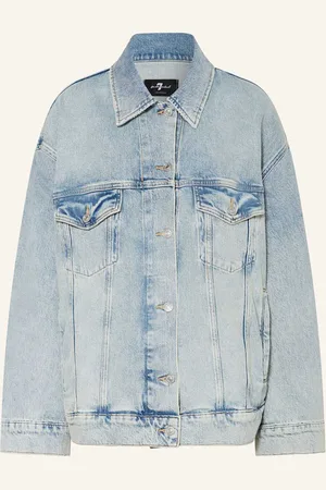 7 for all Mankind Džínová Bunda Oli tmavě modrá