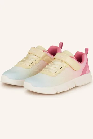 Geox Sneakersy Aril růžová žlutá mátová