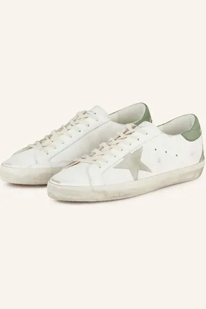 Golden Goose Sneakersy Super-Star bílá zelená