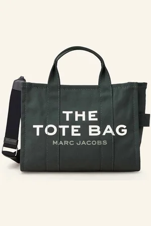 Marc Jacobs Shopper The Medium Tote Bag Canvas petrolejová