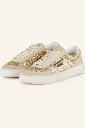 Ghoud Sneakersy zlatá béžová