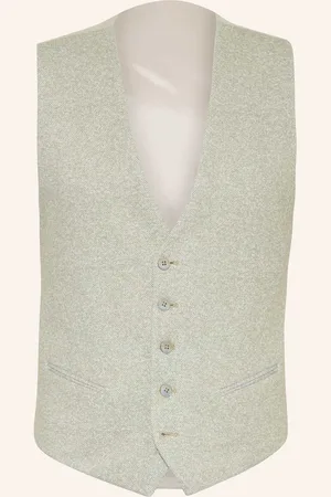 PAUL Oboustranná Obleková Vesta Extra Slim Fit Z Žerzeje