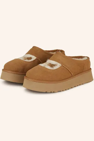 UGG Pantofle Mary Jane Bea hnědá