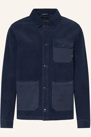 Scotch&Soda Manšestrová Bunda tmavě modrá