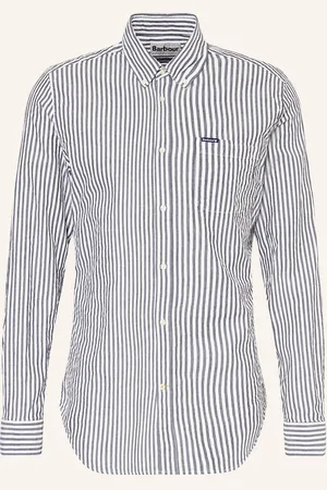 Barbour Košile Cresswell Tailored Fit tmavě modrá bílá