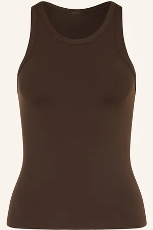 Lululemon Top Na Jógu Align tmavě hnědá