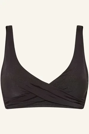 Watercult Bralette Horní Díl Bikin Shimmering Solids černá