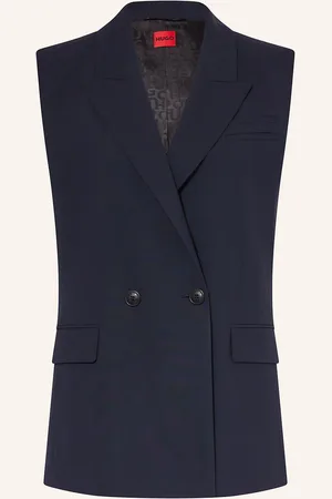 HUGO BOSS Blejzrová Vesta Acris tmavě modrá