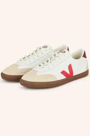 Veja Sneakersy Volley bílá béžová červená