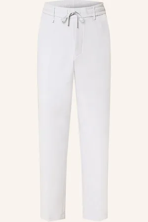 HUGO BOSS Chino Kalhoty Convert Tailored Fit světle šedá