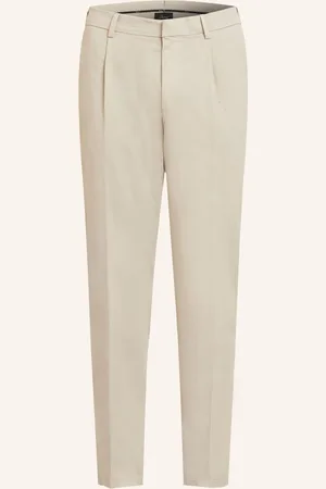 BRIONI Chino Kalhoty Extra Slim Fit béžová