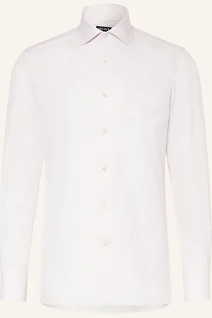 Ermenegildo Zegna Košile Slim Fit světle růžová