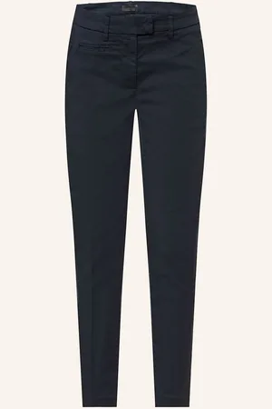 Dondup 7 8 Chino Kalhoty Perfect-Slim tmavě modrá
