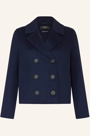Max Mara Caban Kabát Taglio tmavě modrá