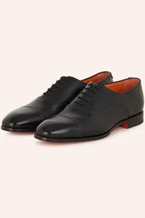 santoni Šněrovací Boty Archie černá