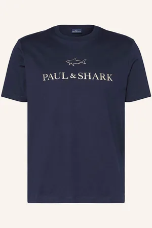 Paul & Shark Tričko tmavě modrá zlatá