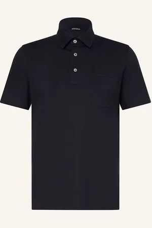 Ermenegildo Zegna Polokošile Z Piké tmavě modrá