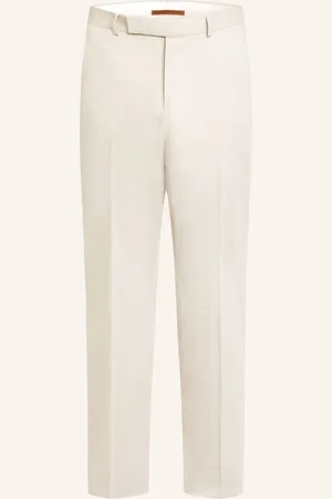 Ermenegildo Zegna Chino Kalhoty Regular Fit béžová