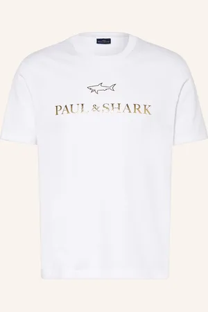 Paul & Shark Tričko bílá zlatá