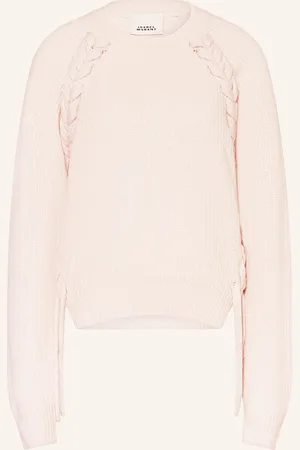 Isabel Marant Svetr Noelia Z Merino Vlny světle růžová