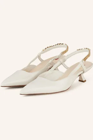 Högl Slingpumps S Otevřenou Patou krémová
