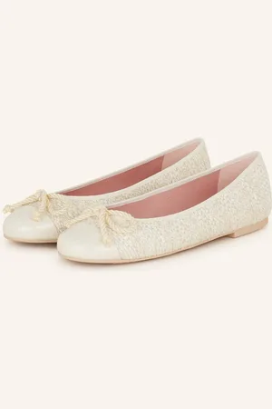 Pretty Ballerinas Baleríny Shade Monae Z Buklé S Třpytivou Přízí režná
