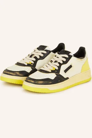 Autry Sneakersy Super Vintage Low Lb režná černá žlutá