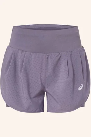 Asics Běžecké Šortky 2V1 Road fialová