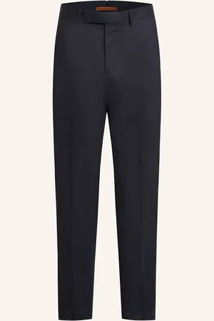 Ermenegildo Zegna Chino Kalhoty Slim Fit tmavě modrá