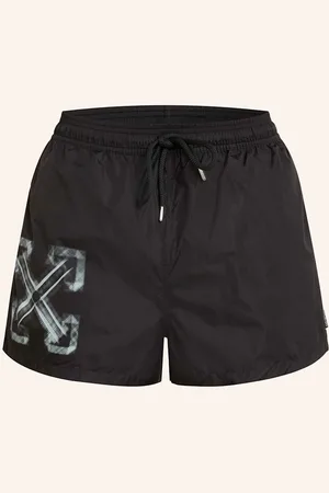 OFF-WHITE Koupací Šortky černá