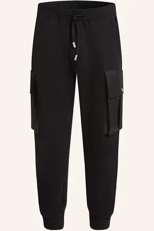 Dsquared2 Tepláky Ze Směsi Materiálů černá