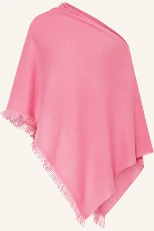 REPEAT cashmere Kašmírové Pončo růžová