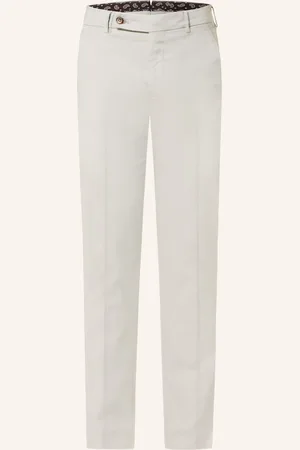 Berwich Chino Kalhoty Extra Slim Fit světle šedá
