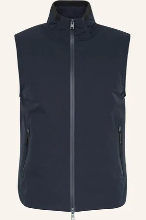 Woolrich Péřová Vesta Sailing tmavě modrá