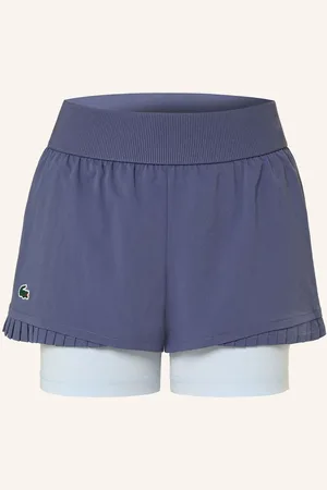 Lacoste Tenisové Šortky 2 V 1 tmavě fialová