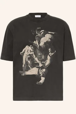 OFF-WHITE Tričko černá