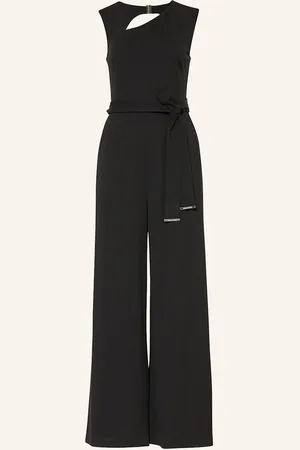 Calvin Klein Overal S Průstřihem černá