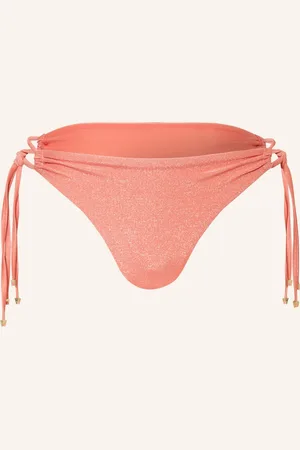 Guess Trojúhelníkové Bikinové Kalhotky lososová