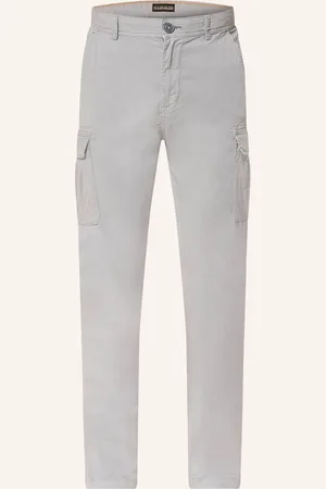 Napapijri Cargo Kalhoty Yasuni Extra Slim Fit světle šedá