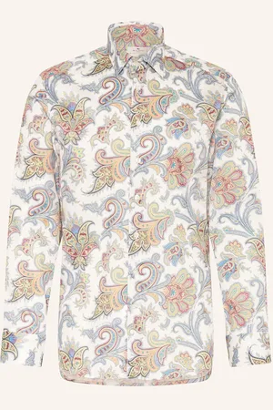 Etro Košile Regular Fit bílá modrá červená