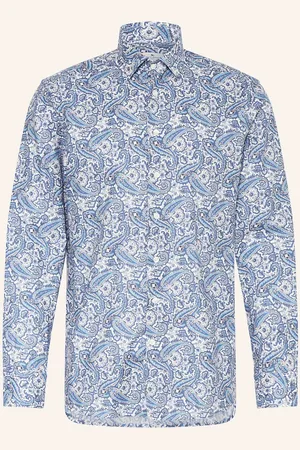Etro Košile Regular Fit bílá modrá tmavě modrá