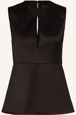 Jil Sander Top S Průstřihy černá