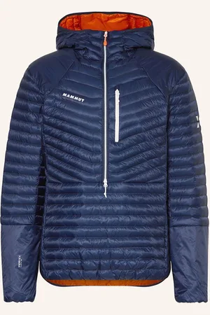Mammut Lehká Péřová Bunda Eiger Speed In Half Zip Hoodie tmavě modrá