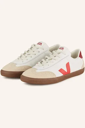 Veja Sneakersy Volley bílá tmavě červená světle šedá